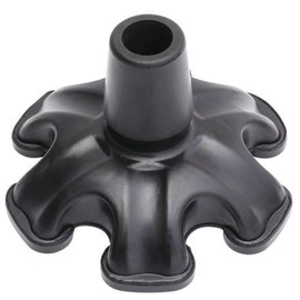 Quikaboo 杖 替えゴム ステッキ 6本足 杖先ゴム 自立 軽量 19mm用 (６点)