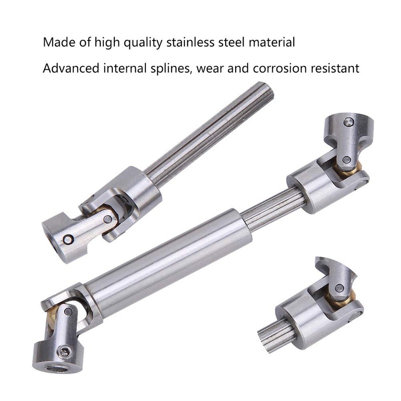 SOCOCO Silver Stainless Steel Drive Shaft Corrosion Resistant 1/10 RC