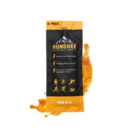 Hunghee Ancestral Energy O.G. Pack | Organic Grass-Fed Ghee & Raw Honey Blend | Animal-Based Energy Boost for Athletes | Hiking, Cycling, Running, Backpacking | Healthy Snack (Pack of 6)
