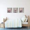 LevvArts - 3 Panel Wall Art Animal Painting Lovely Pig