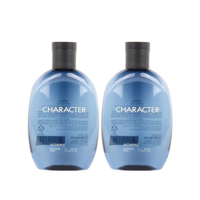 LG생활건강 캐릭터 옴므 리파이닝 로션 350ml 2개 LG Household &