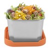 6pcs Sauce Cup 304 Stainless Steel Sealed Leakproof Salad Dressing