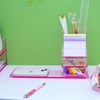 EXPUTRAN Acrylic Desk Organizer 4-Piece Desk Kit + Free Complimentary