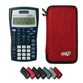 Calcuso TI-30XIIS Calculator Economy Pack Red