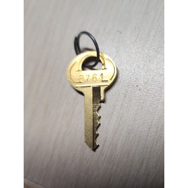 Vintage Master Script Lock Co Lion Brass Padlock Key Keys Numbered # P761 NEW