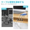 Lasocy Cable Clips, 50 Pack Cable Holder Cord Fastener, Cable