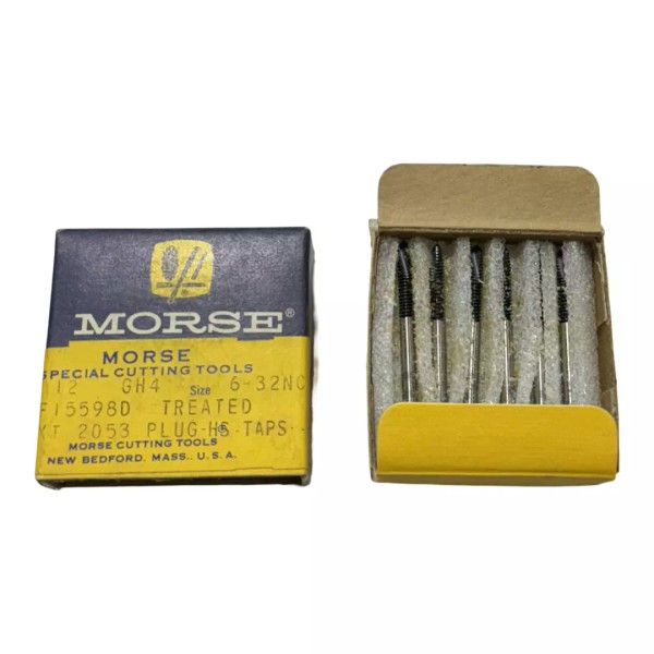 Morse 6-32NC Spiral Point Thread Forming Tap 2 Flute GH4