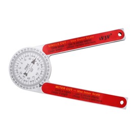 iFJF Miter Saw Protractor Replacement for #505P-7 Internal and External Bevel Angle Finder with Laser Dial for Carpenters Plumbers and Construction Trades