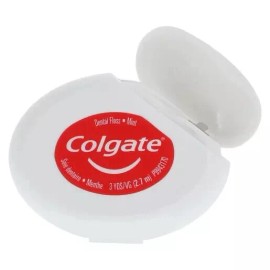 Colgate Floss Mint Waxed Dental Floss Travel Size 3 Yards - Bulk Pack of 72