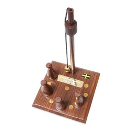 Gamekeepers Cottage gifts St Davids Flag Wooden Bar Skittles Game Bowl Set Pub Gift With Free Engraving 629