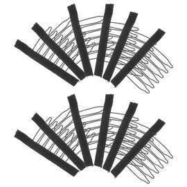 FRCOLOR 12PC Wig Pin Wig Net Cap Clip Stainless Steel Wig Accessories for Women ()