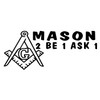 Mason 2B1ASK1 Masonic Cooking Kitchen Apron - [Navy Blue]