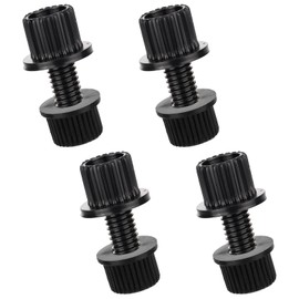 License Plate Bolts 4 Pcs 6mm License Plate Screws Universal Thread Screws Nylon Bolts and Nuts for Motorcycle Cars Trucks Bike Plate Fasteners