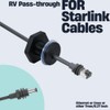 Lephchiryn RV Cable Passthrough for Starlink mini, RV Cable Grommet
