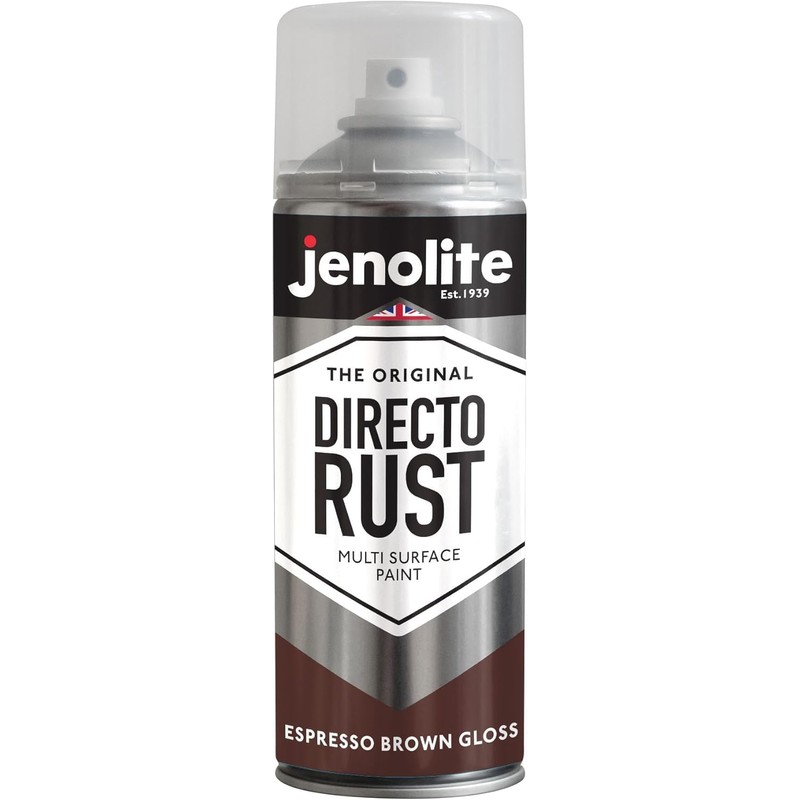 JENOLITE Directorust Spray Paint for Metal - ESPRESSO BROWN -