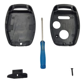 Replacement For 2+1 Buttons Keyless Entry Remote Honda Key Fob Shell Fit for Honda 2010-2011 Accord Crosstour 2006-2011 Civic 2007-2013 CR-V 2011-2015 CR-Z 2009-2013 Fit 2011-2014 Odyssey(2PCs)