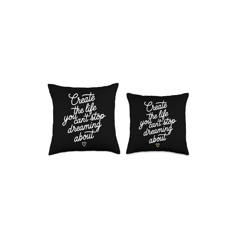 Vision Boarding Manifestation Goal Setting Dream Visualize Throw Pillow