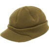 SESSLER Jeep Cap, 100% Wool, WW2 Replica, Knit Hat with