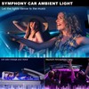 Acrylic Interior Car LED Strip Light with Wireless APP, RGB