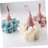 PACKOVE 1Pc Ice Cream Shape Bath Loofah Ball Exfoliating Shower