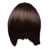 Generic Peluca De Pelo Sintético Marrón A La Moda Para