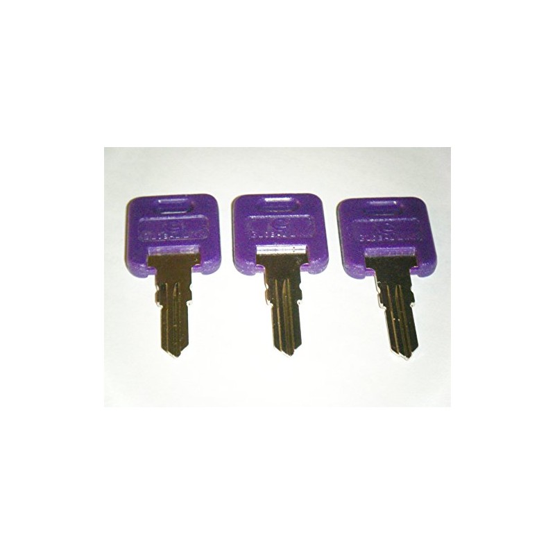 Gillette G390 Purple RV Motorhome Trailer Keys - 3 Pack