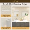TETOTE 22" x 30" Bathroom Mirror Frameless Tempered Wall Mounted