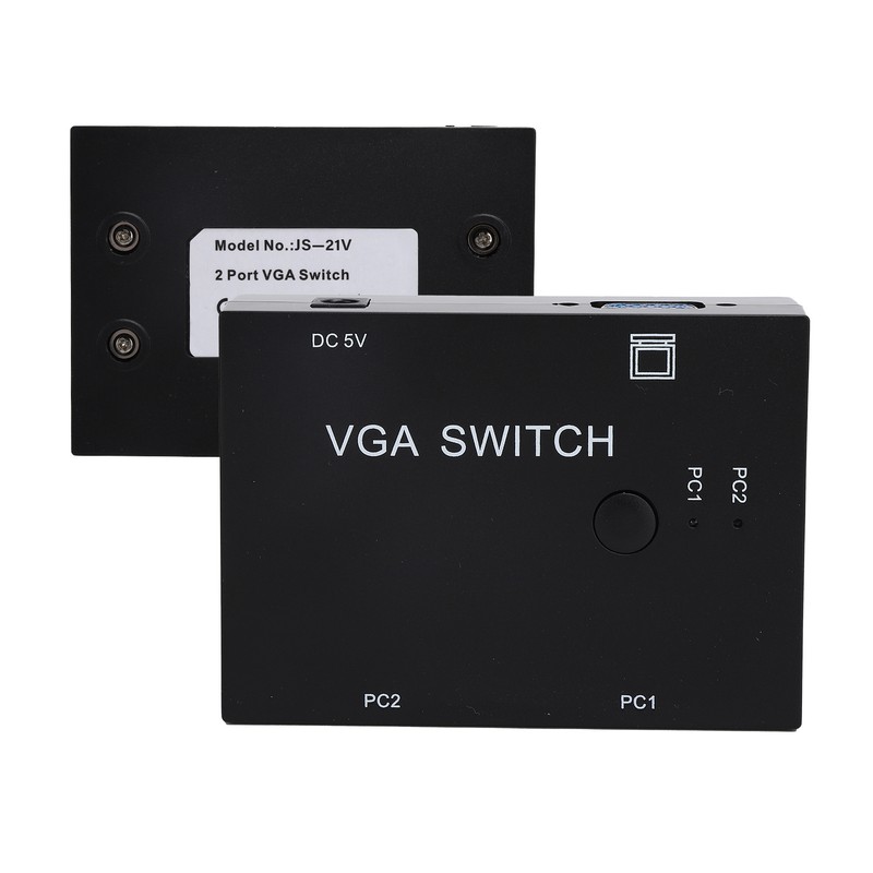 VGA Switcher 2 Input +1 Output MultiComputer Host Converter 2