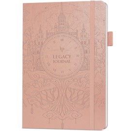 Legend Grandparents Legacy Journal – Grandparent Life Story & Memory Book with Prompts – Great Grandma & Grandpa Birthday Gifts (Rose Gold)