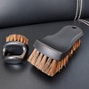 2-Piece Horsehair Cleaning Brush Set for Car Interior Detailing –
