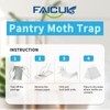 Faicuk Pantry Moth Traps with Pheromone Attractant for Home, Kitchen,
