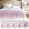KMUSET Fleece Blanket Throw Size Pink Lightweight Super Soft Cozy