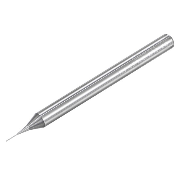 uxcell Square Nose End Mill, 0.3mm Solid Carbide Long Reach