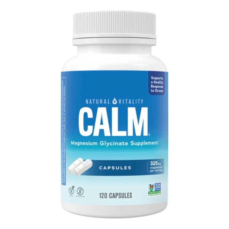 Natural Vitality Calm 120 Capsulas Sabor Sin Sabor