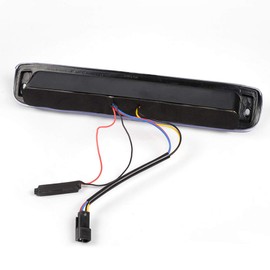 PIT66 LED 3rd Brake Light, Compatible with 99-06 Chevy Silverado 1500/2500/3500/99-06 Gmc Sierra 1500/2500/3500 Third Brake Stop Lamp Light Clear Lens Chrome Housing