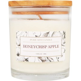 Aronica Pet Safe Candles Apple Scented, Delicious Smelling Candle Cinnamon Apple, Fall Gift Ideas for Kitchen, Candles for Women