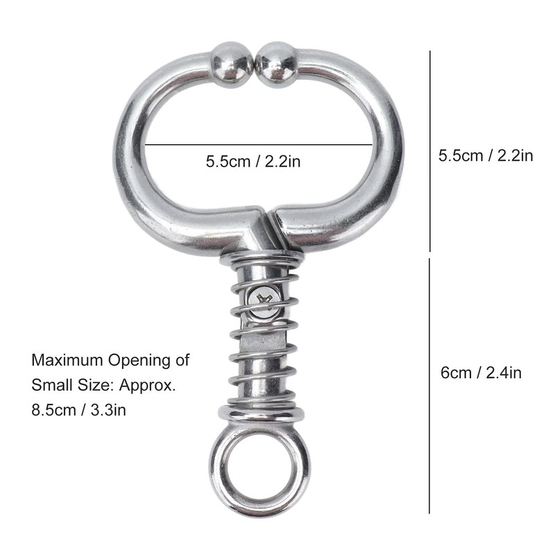 Cattle Nose Clip, Lightweight Anti-Corrosion Spring Stainless Steel for Agriculture