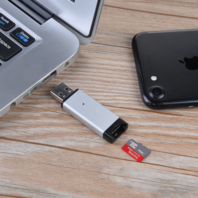 Memwah Micro SD Card Reader - Fast USB 2.0 Adapter