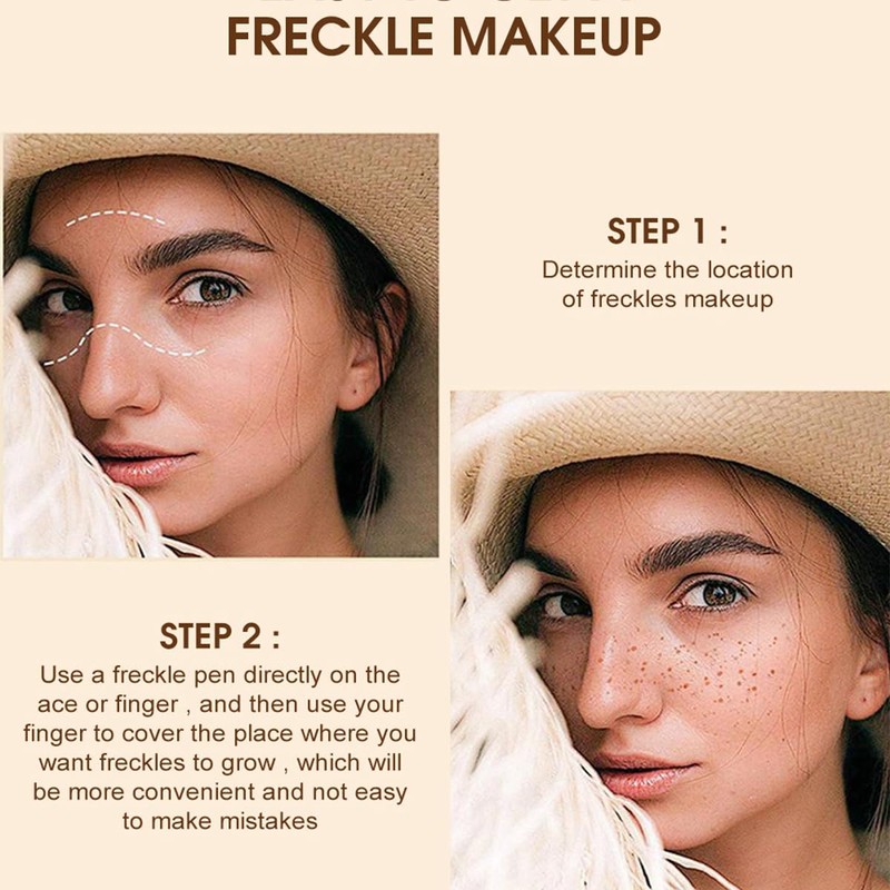Freckle Stamp - Natural Lifelike Freckle Makeup Pen with Soft