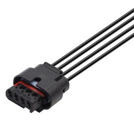 JA&MIU Radiator Active Grille Shutter Pigtail Harness Plug Connector Compatible with Dodge Dart 2014-2016 7.48 Inch Wire Length Replaces 68225125AA