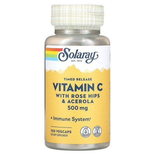 Vitamin C sustained release 500mg veggie capsules (100 tablets) / 비타민C 서방형 500mg 베지캡슐 100정