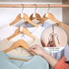 Yoosso Pack of 50 Clothes Hangers Space Saving Clothes Hangers