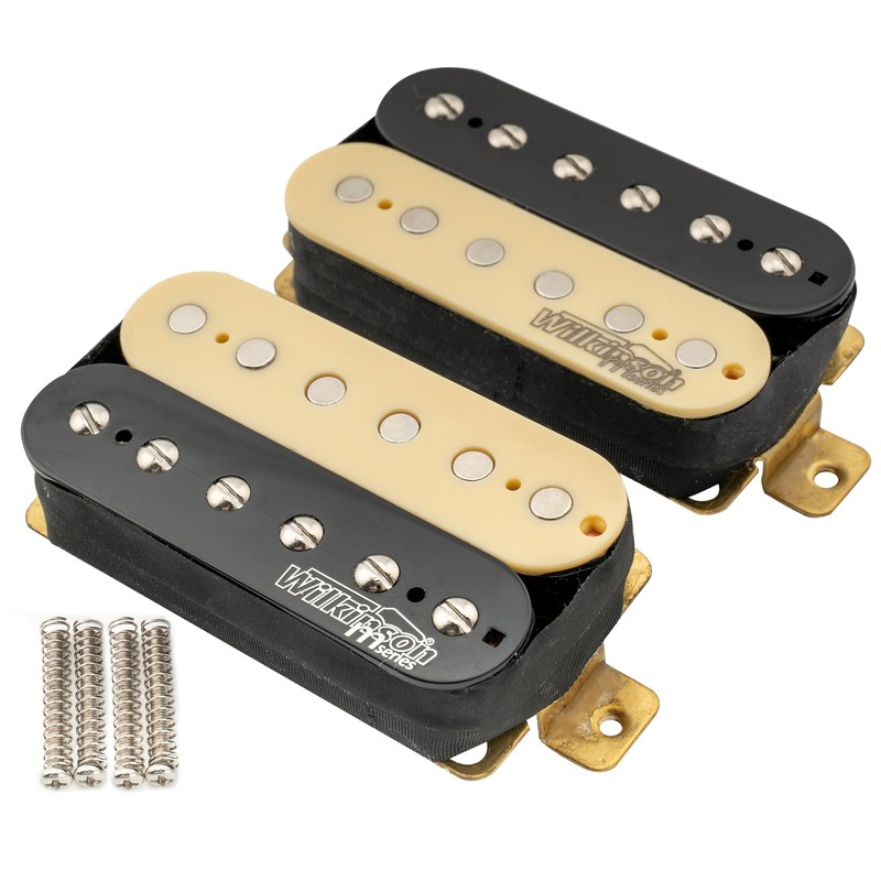 Wilkinson WOHZB Ceramic Overwound Open Style Humbucker Pickups Set for