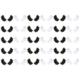 MAEXUS Nail Parts, Wings 30 Pairs, Night Light 3D Nail Parts, Angel Wings, 3D Nail Parts, Devil Wings, Butterfly Cute Design, Nail Art Decoration, Jewelry Parts, DIY, Home Fun - Black and White 15