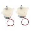 uxcell 2PCS DC 6V 5RPM High Torque Rotary Speed Dual
