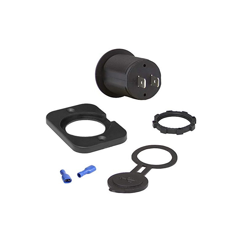 Powerwerx PanelUSB-Plus 4.8A Dual USB Device Charger 1 1/8” Panel