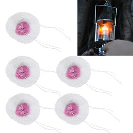 Camping Gas Lantern Mantles, Kerosene Lamp Mantles, Non‑Radiation 20Pcs Kerosene Light Mantles, Lantern Mantles, for Picnics Outdoor