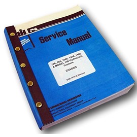 International 766 966 1066 1466 Tractor Service Repair Shop Manual Ih Technical