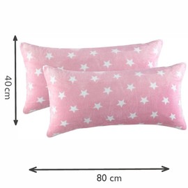 Malika Nicky-Teddy Cashmere Touch Coral Fleece Cushion Cover Cushion Cover All Sizes Couch Cushion Cover
