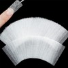 60 Pieces Fibrenails for Nail Extension Nail Extension Silk Fibreglass